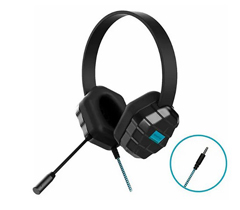 01H001 GUMDROP, DROPTECH B1 HEADPHONES W/MIC 3.5MM