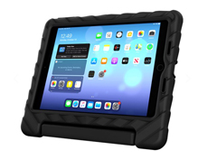 02A002 GUMDROP, FOAMTECH CASE FOR IPAD 9/8/7TH GEN BLACK