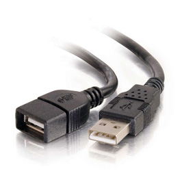 CTG-52108 C2G, 3M USB A/A EXT CBL BLK