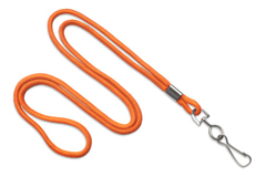 2135-3005 "BPI, ORANGE ROUND 1/8" (3 MM) STANDARD WITH NICKEL PLATED STEEL SWIVEL HOOK"