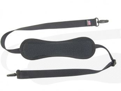 AB1351DWRL "AGORA EDGE, 84" ADJUSTABLE STRAP WITH PAD AND METAL SWIVEL SNAPHOOKS - 1" WIDE. LARGE. BLACK., NCNR"