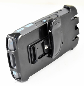 AE2421DWHC AGORA EDGE, CT50H RIGID HOLSTER WITH ROTATING BELT CLIP FOR VERTICAL OR HORIZONTAL USE, HOLSTER ACCEPTS DEVICE WITH SCREEN IN OR OUT AND SPEAKER ON TOP OR BOTTOM, DESIGNED FOR HEALTHCARE APPLICATIONS,