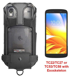 AM4935DW AGORA EDGE, OP CASE WITH 1 D-RING FOR ZEBRA TC22/TC27 OR TC53/TC58 WITH EXOSKELETON TO FIT WITH AND WITHOUT TRIGGER