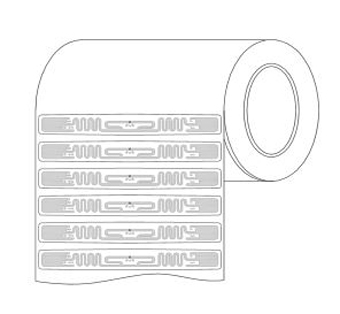 ALN-9640-FWRW-T Test Roll (1K), Wet Inlay, Higgs-3 IC, 64-Bit UTID,ADHESI ALIEN, SQUIGGLE, CONSUMABLES, GEN2 RFID TAG, WET INLAY, 1000 PC TEST ROLL +/- 10%, WHITE FILM, ON PITCH, PRICE PER EA. TAG