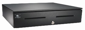 JD456-BL1816 APG, SERIES 4000, CASH DRAWER, CUSTOM FOR AMSCOT FINANCIAL ONLY, BLACK, 18X16, THUMB LOCK, NO CABLE NEEDED, MANUAL