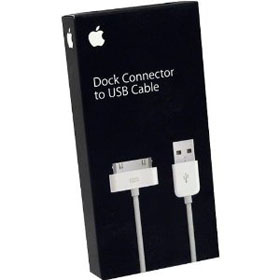 MA591G-C APPLE, DOCK CONNECTOR TO USB CABLE - ONLY WHILE SUPPLIES LAST 30PIN TO USB CABLE