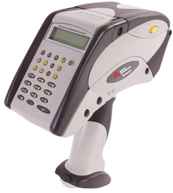 M0603201RC AVERY DENNISON, EOL WITH NO DIRECT REPLACEMENT, 2" THERMAL DIRECT HANDHELD PRINTER WITH INTEGRATED KEYPAD, LASER SCANNER, 10 STANDARD LABEL FORMATS, BATTERY, BATTERY CHARGER