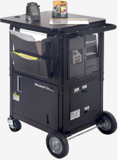 M0987602 AVERY DENNISON, REQUIRES QUOTE, MOBILE WORK STATION WITH 24 VDC POWER (WITH M098X5CR HARNESS), TWO 55 AH SEALD LEAD ACID BATTERIES, TWO 8" WHEELS AND TWO 4" SWIVEL
