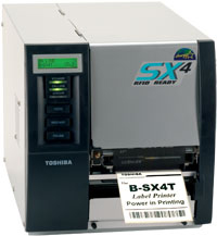 B-SX4T-RF25-QM-RS TOSHIBA B-SX4T PRTR TT 4in WIDE 203DPI 10IPS W/RIB SAVE LAN RFID UHF GEN2- SPRINT