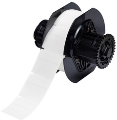 B33-119-427 BPI, SELF LAMINATING VINYL WRAP AROUND LABELS FOR B33 PRINTERS. 1.5 X 1.5", 1000 PER ROLL