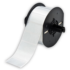 B33-17-434 BPI, B33 METALLIZED GLOSSY POLYESTER WITH 2 MIL ADHESIVE LABELS