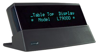 LTX9500-GY BEMATECH, TABLE TOP DISPLAY, 9.MM 2X20 RS232,UTC COMMAND SET-GRAY