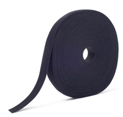 152178 "BRADY PEOPLE ID, VELCRO BRAND ONE-WRAP FIRE RETARDANT STRAP ROLL, 0.5" WIDTH, 25 YARDS, BLACK"