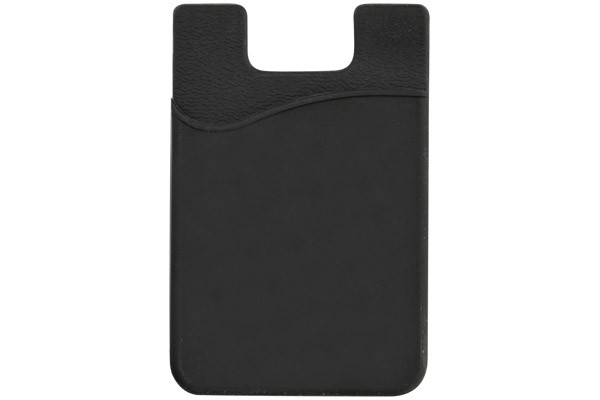 1860-5001 BRADY PEOPLE ID, SILICONE CELL PHONE WALLET, BLACK WITH 3M ADHESIVE ON BACK. HOLDS UP TO 3 CARDS, 100 TO A BAG, PRICED BY BAG