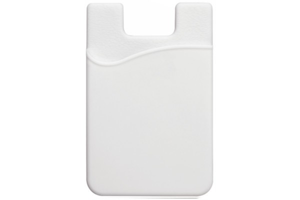 1860-5008 BRADY PEOPLE ID, SILICONE CELL PHONE WALLET, WHITE WITH 3M ADHESIVE ON BACK. HOLDS UP TO 3 CARDS, 100 TO A BAG, PRICED BY BAG.