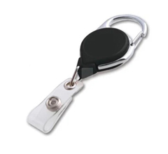 704-CB-RBLU BRADY PEOPLE, CARABINER REEL WITH STD STRAP END-ROYAL BLUE, SOLD IN PACKS OF 25, PRICE PER PACK