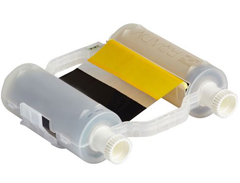 B30-R10000-KY-16 BRADY PEOPLE ID, B30 SERIES 2-COLOR R10000 PRINTER RIBBON, BLACK/YELLOW, 200 FEET