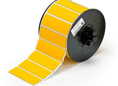B30EP-176-593-YL BPI, BRADY RAISED PANEL LABELS FOR B30 PRINTERS, 1 X 3, POLYESTER, 300 LABELS, YELLOW