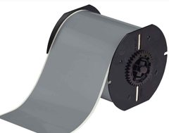 B30C-4000-595-GY BPI, NCNR B30 SERIES ALL WEATHER PERM ADHESIVE VINYL LABEL TAPE, 4", GRAY, 100 FT