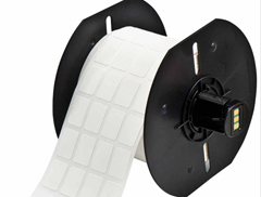 B33-68-498 BPI, NCNR REPOSITIONABLE MULTI PURPOSE VINYL CLOTH LABELS FOR B33 PRINTERS, .75 X .5, 5000 LABELS