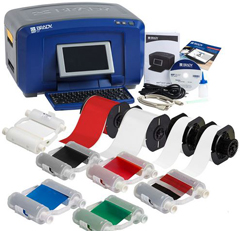 BBP37PROMO4 BRADY PEOPLE ID, BBP37 MULTICOLOR LABEL AND PRINTER KIT