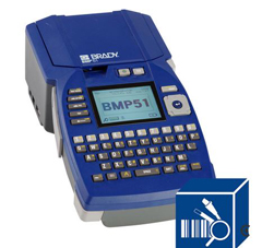 BMP51-AM-BWSPWID BRADY PEOPLE ID, BMP51 LABEL PRINTER WITH PRODUCT AND WIRE ID SOFTWARE