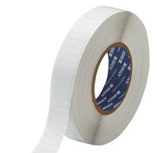 THT-103-728-10 BPI, MATTE WHITE 2 MIL POLYIMIDE CIRCUIT BOARD LABELS FOR 3" CORE PRINTERS, 2.5 X 1 IN, 10000 PER ROLL