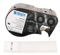 M-53-427 BRADY PEOPLE ID, BMP41 BMP51 BPM53, SELF -LAMINATING VINYL MIRE AND CABLE LABELS, 25 FEET