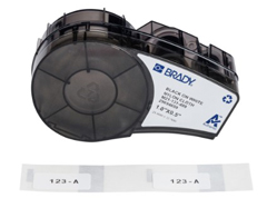 M21-131-499 BPI, NCNR, AGGRESSIVE ADH MULTI PURPOSE NYLON LABELS WITH RIBBON, M210, M211 PRINTER, 0.5X1", 121 LABELS