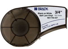 M21-750-427 BRADY PEOPLE ID, BMP21 PLUS SERIES SELF-LAMINATING VINYL WIRE AND CABLE LABELS,