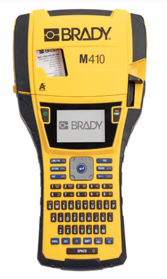 M410 BRADY PEOPLE ID, M410 HANDHELD LABEL PRINTER, 1 IN PRINTING, QWERTY KEYPAD, 3 YR WARRANTY