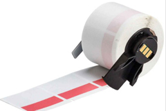 M6-32-427-RD BPI, NCNR SELF LAMINATING VINYL WRAP WIRE AND CABLE LABELS FOR M6 M7 PRINTERS, 1.5 X 1.5, RED, 250 LABELS