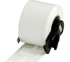 M6-54-425-FT BPI, NCNR T FLAG MATTE POLYPROPYLENE LABELS FOR M6 M7 PRINTERS, 1.5 X 1.6 IN, 100 LABELS