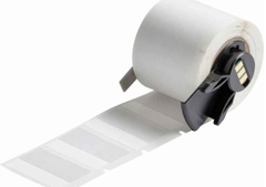 M6-109-427 BPI, SELF LAMINATING VINYL WRAP AROUND WIRE LABELS FOR M6, M7 PRINTERS, 4 X 1.5"