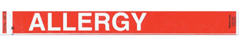 3050-16-PDR BPI, NCNR, PDC SHORT STAY ALERT BANDS, TYVEK ALLERGY, 1X10 RED, MOQ 1000
