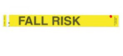 3050-14-PDR BPI, NCNR, PDC SHORT STAY ALERT BANDS, TYVEK FALL RISK, 1X10 YELLOW, MOQ 1000