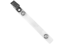 S41WHT BRADY PEOPLE ID, REINFORCED VINYL STRAP CLIP, PACKS OF 100