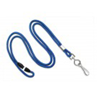 2137-2002 BRADY PEOPLE ID, LANYARD STANDARD, RBL ROUND STYLE 8 BA LAN WITH NPS CRIMP WITH SWIVEL HOOK. SOLD IN PACKS OF 100, PRICED PER PACK