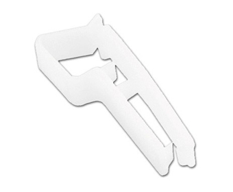 5710-1108 BRADY PEOPLE ID, STURDI CLIP (RESUSABLE WHITE PLASTIC), SOLD IN PACKS OF 100, PRICED PER PAC