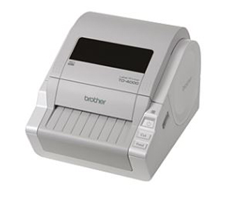 TD4000 BROTHER MOBILE, DISCONTINUED, TD-4000 DESKTOP LABEL PRINTER, USB, SERIAL, INCLUDES P-TOUCH EDITOR SOFTWARE AND TAPE, UP TO 4IN WIDE LABEL PRINTER