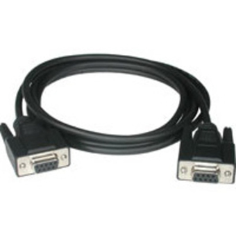 CTG-52039 CABLES TO GO, 10FT DB9, F/F SERIAL RS232 NULL MODEM CABLE, BLACK