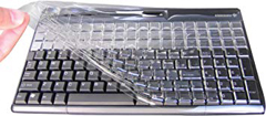 KBCVPETCO-2 CHERRY, CUSTOM SKU, PLASTIC KEYBOARD COVER FOR ALL US LAYOUT G8X-1800 MODELS WITH "WINDOWS KEYS".