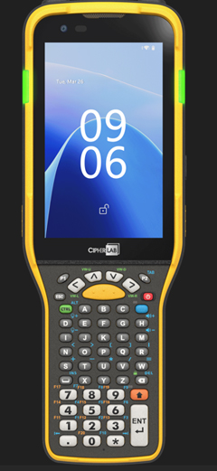 AK96N5F63XAG1 CIPHERLAB, RK96, ANDROID 15 GMS/AER, IP65, WIFI7/BT6.0/NFC, EXTENDED RANGE 2D IMAGER (SE5800), REAR 16MP PDAF/FRONT 5MP CAMERAS, 7000MAH BATTERY,  38-KEY, SIMPLE PACK W/PISTOL<br />RK96 XR 38Key Simple Pack w Pistol