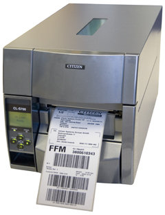 CL-S700II-WU CITIZEN, INDUSTRIAL BARCODE PRINTER, CL-S700II, DT/TT, 203DPI, WIFI, 2.4GHZ