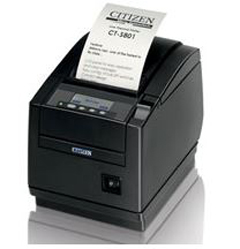 CT-S65II1S3RSUWHP CITIZEN, THERMAL POS, CT-S600 TYPE II, TOP EXIT, SERIAL, WHITE