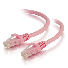 00497 6FT CAT5E SNAGLESS UTP CABLE-PNK<br />6FT CAT5E PINK SNAGLESS PATCH CABLE
