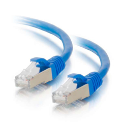 CTG-00805 C2G, 25FT CAT6 SNAGLESS STP CABLE-BLU