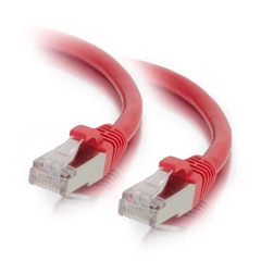 CTG-00842 C2G, 1FT CAT6 SNAGLESS STP CABLE-RED