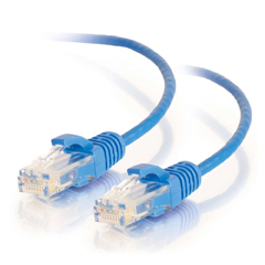 CTG-01073 C2G, 1.5FT (0.46M) CAT6 SNAGLESS UNSHIELDED (UTP) SLIM ETHERNET NETWORK PATCH CABLE - BLUE