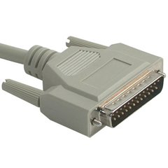 CTG-02801 C2G, EOL, 15FT DB25 MALE TO CENTRONICS 36 MALE PARALLEL PRINTER CABLE